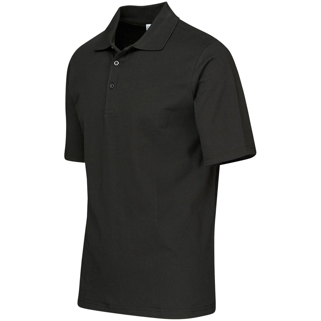 Mens Cardinal Golf Shirt - Black - Image 2
