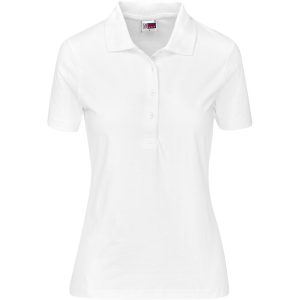 Ladies Cardinal Golf Shirt - White