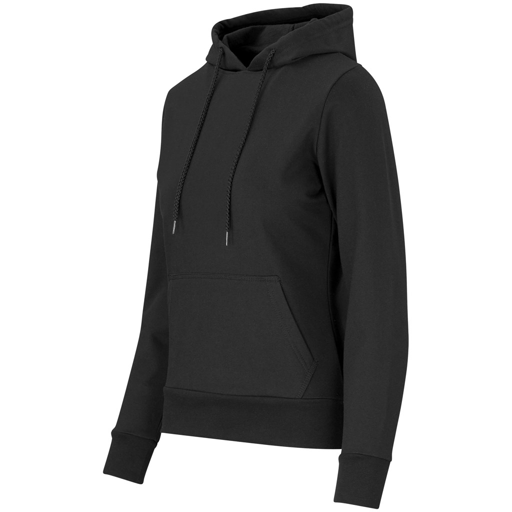 Ladies Omega Hooded Sweater - Black - Image 3