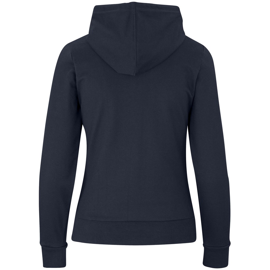 Ladies Omega Hooded Sweater - Navy - Image 2
