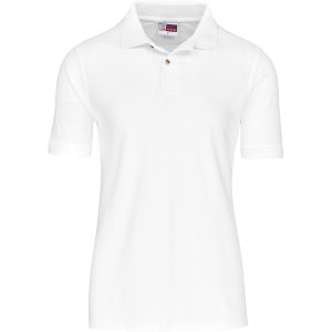 Mens Boston Golf Shirt - White