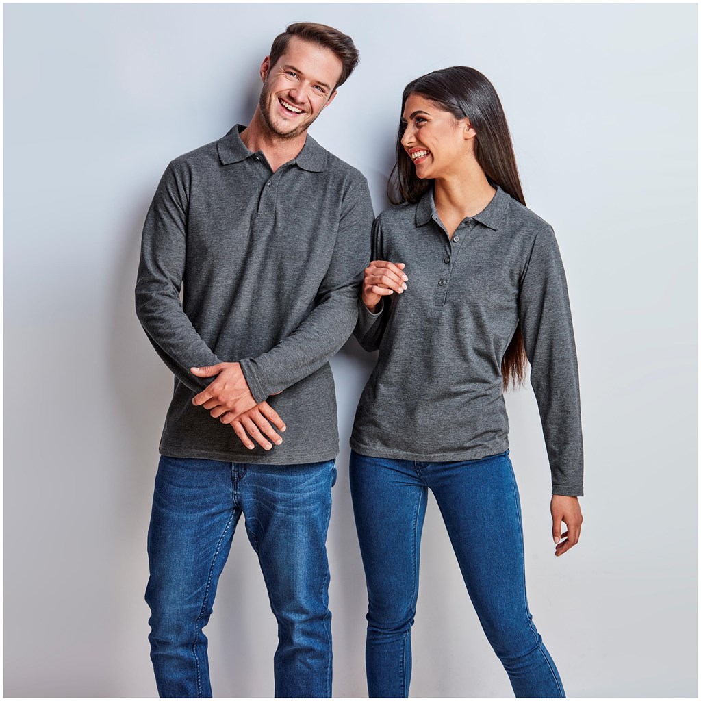 Mens Long Sleeve Elemental Golf Shirt - Image 2