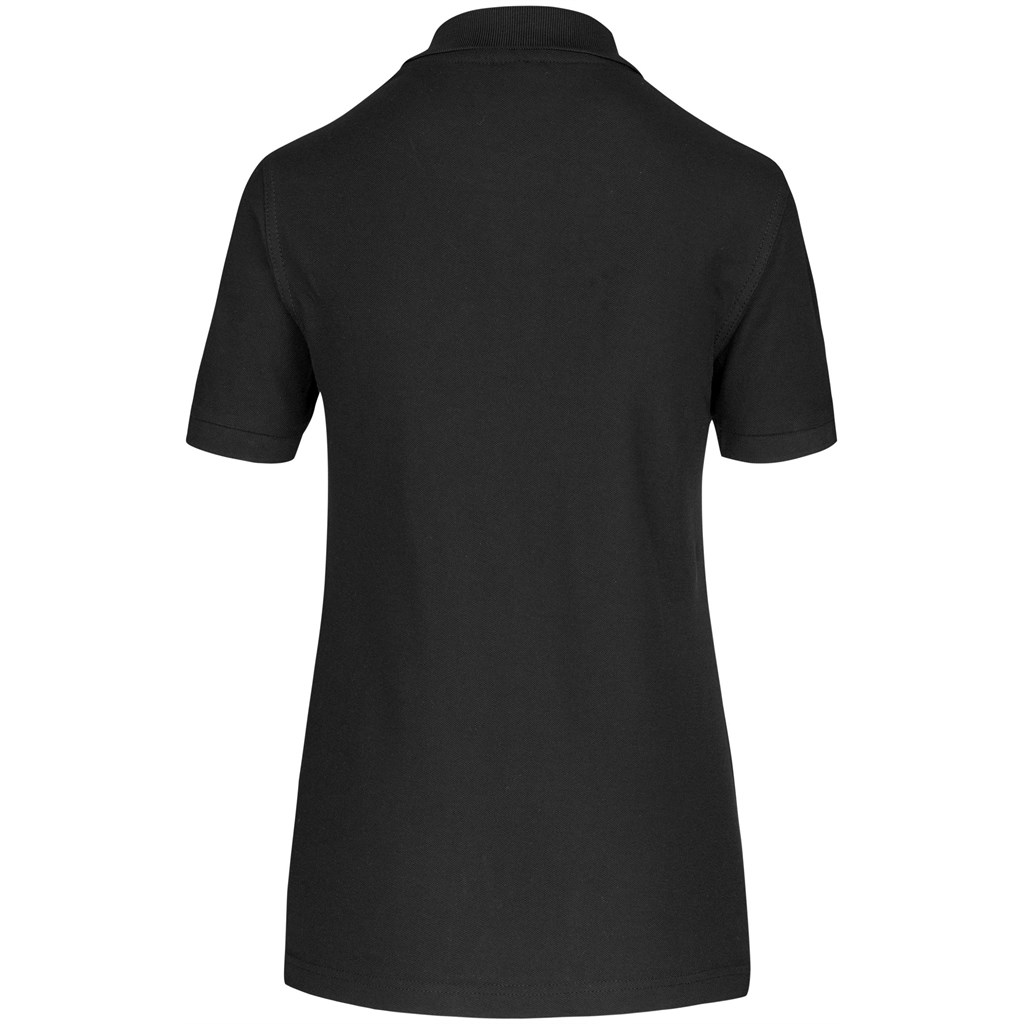 Ladies Boston Golf Shirt - Black - Image 3