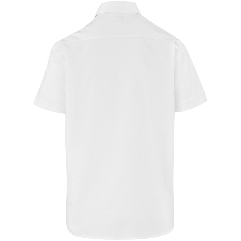 Mens Short Sleeve Aspen Shirt - White - Image 3