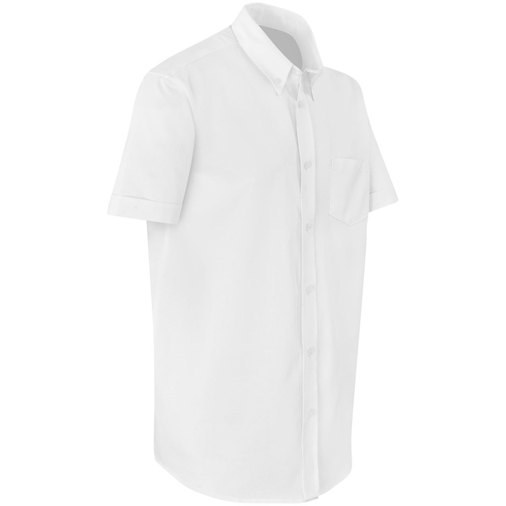 Mens Short Sleeve Aspen Shirt - White - Image 2