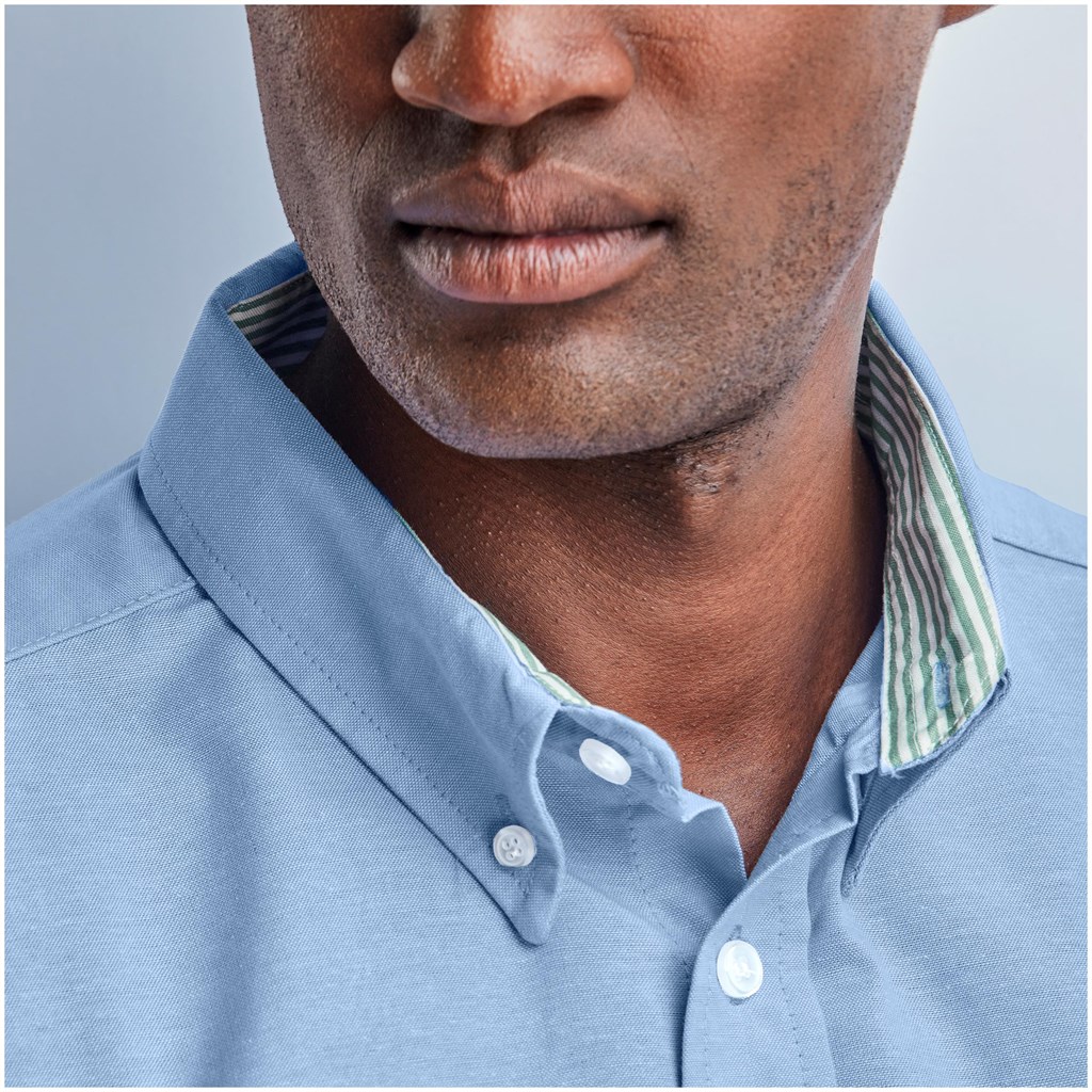 Mens Long Sleeve Aspen Shirt - Blue - Image 2