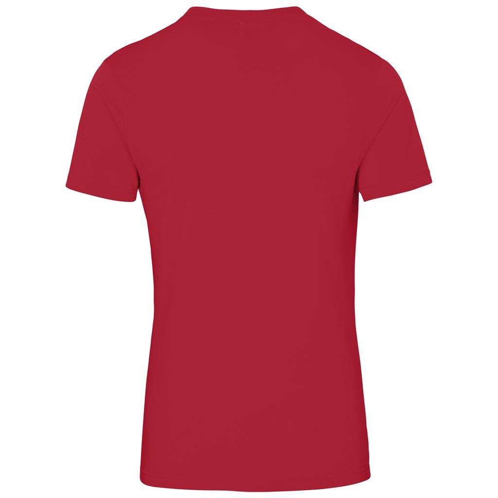 Mens Super Club 165 V-Neck T-Shirt - Red - Image 2