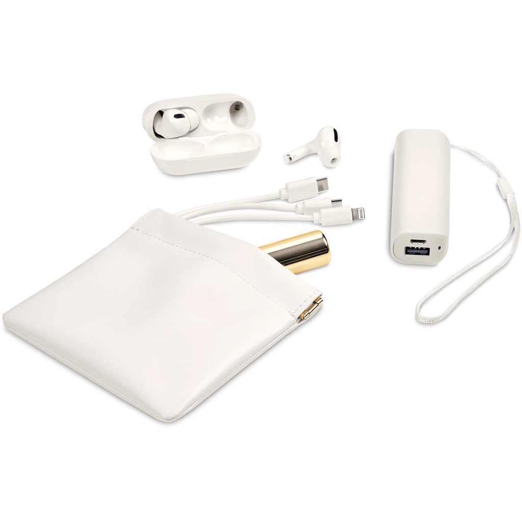 Eva & Elm Plush PU Tech & Accessory Pouch - Image 4