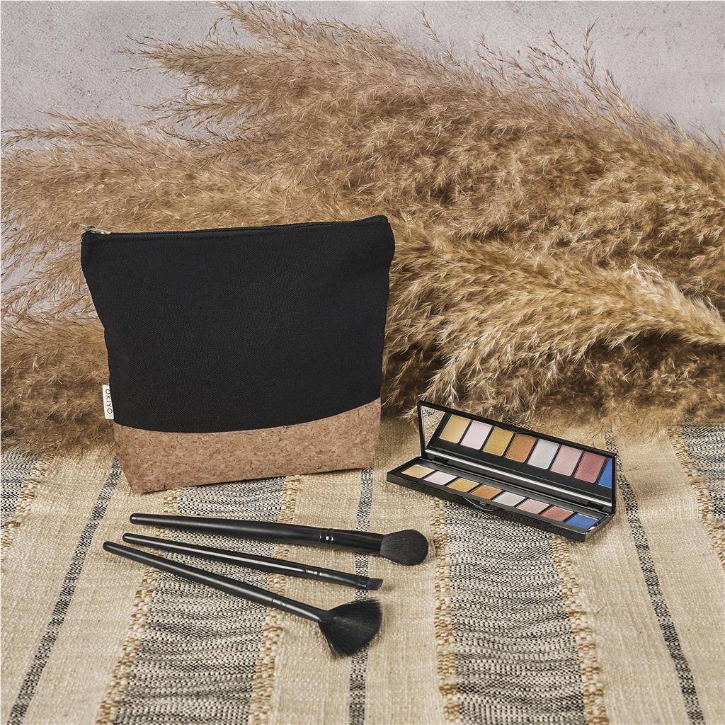 Okiyo Koruku Cork & Cotton Cosmetic Bag - Image 2
