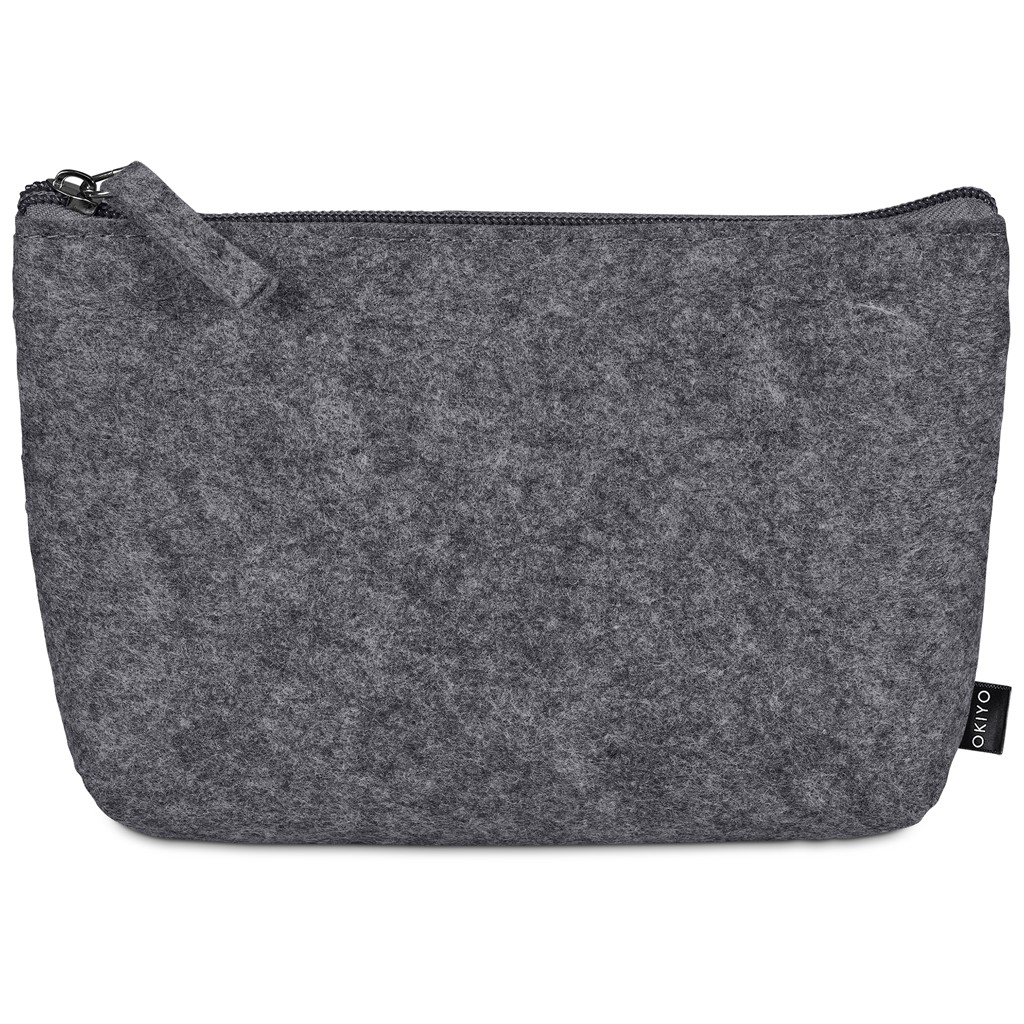 Okiyo Kesho Recycled PET Felt Mini Cosmetic Bag - Image 4