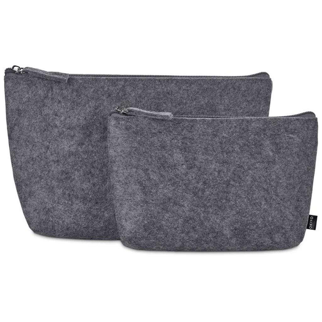 Okiyo Kesho Recycled PET Felt Mini Cosmetic Bag - Image 5