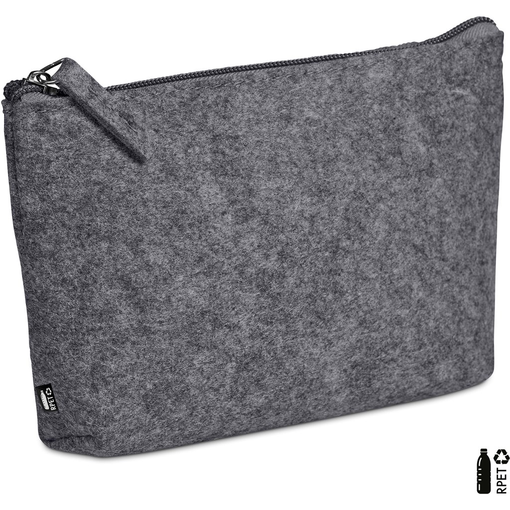 Okiyo Kesho Recycled PET Felt Accessory Bag - Image 5