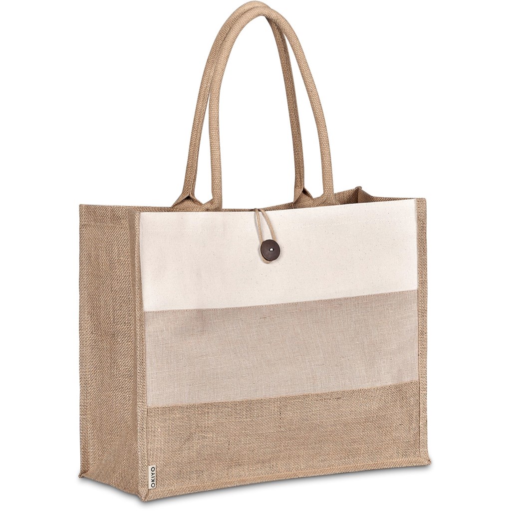 Okiyo Fukei Jute & Cotton Tote - Image 3