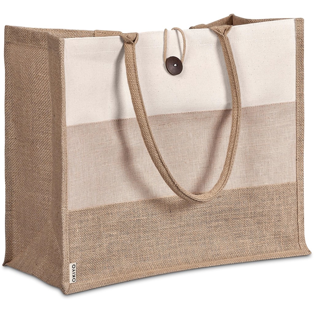 Okiyo Fukei Jute & Cotton Tote - Image 5
