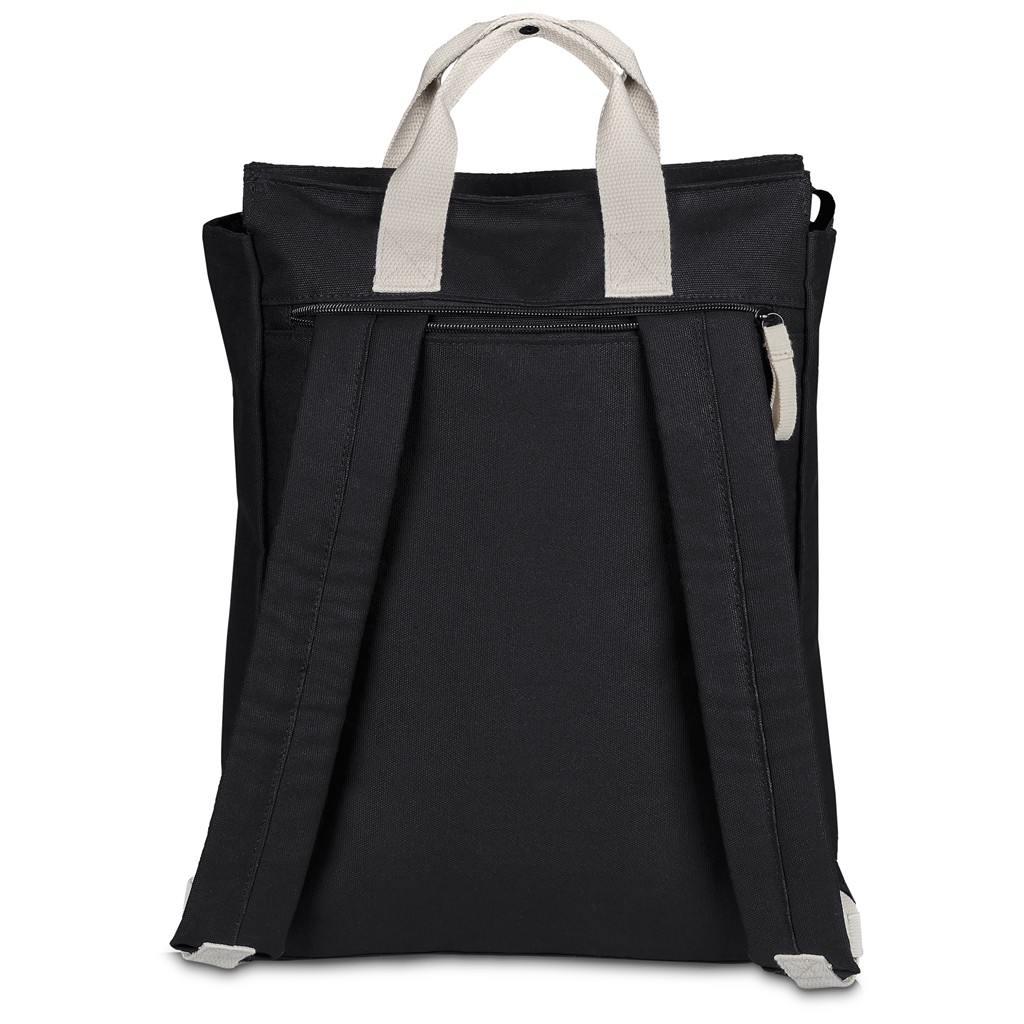 Serendipio Cityline Cotton Canvas Laptop Backpack - Image 5