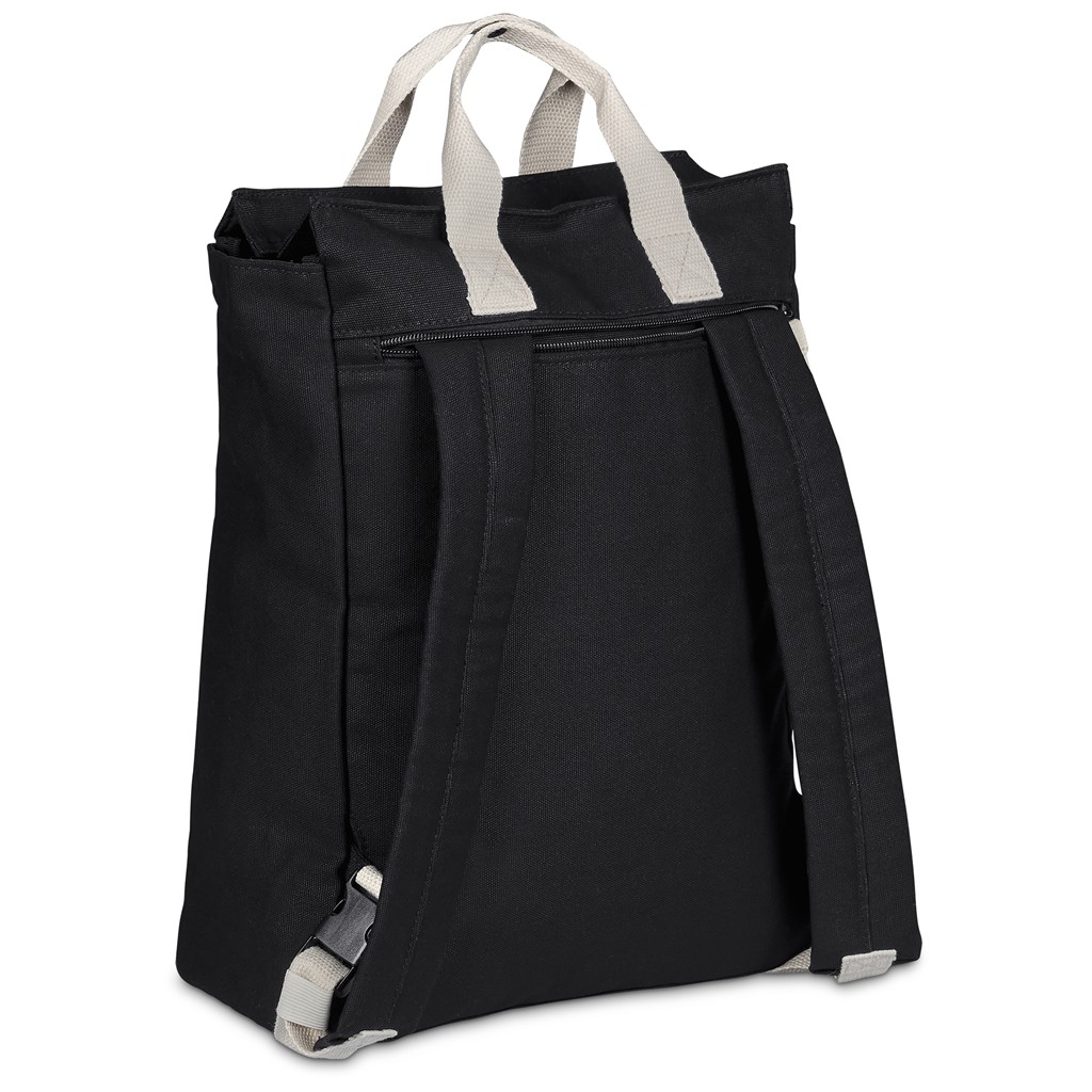Serendipio Cityline Cotton Canvas Laptop Backpack - Image 2