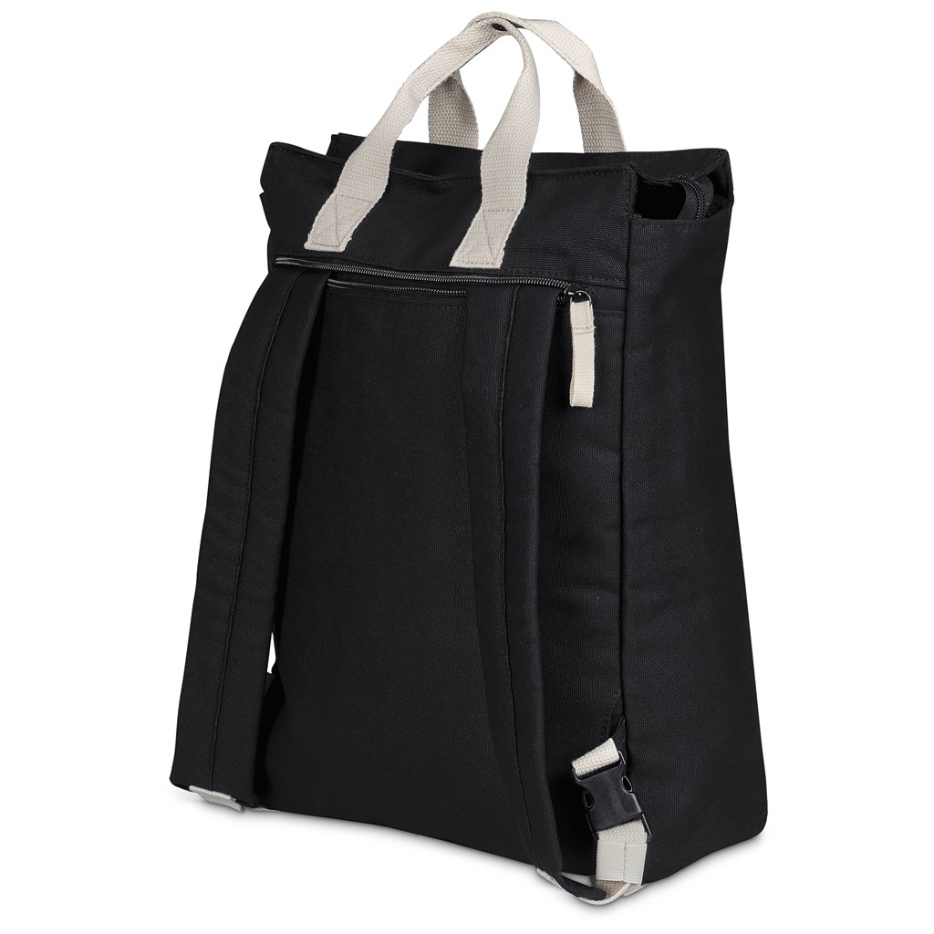 Serendipio Cityline Cotton Canvas Laptop Backpack - Image 4