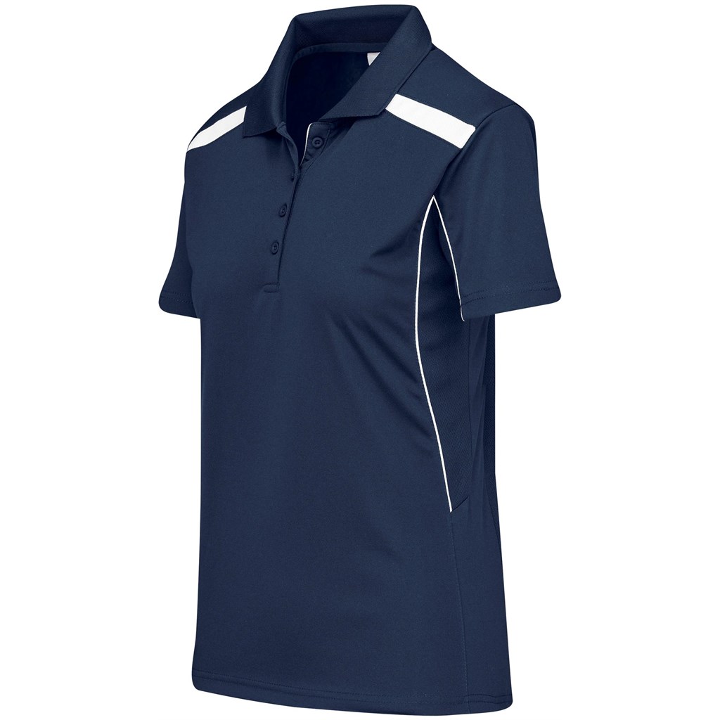 Ladies United Golf Shirt - Navy - Image 4