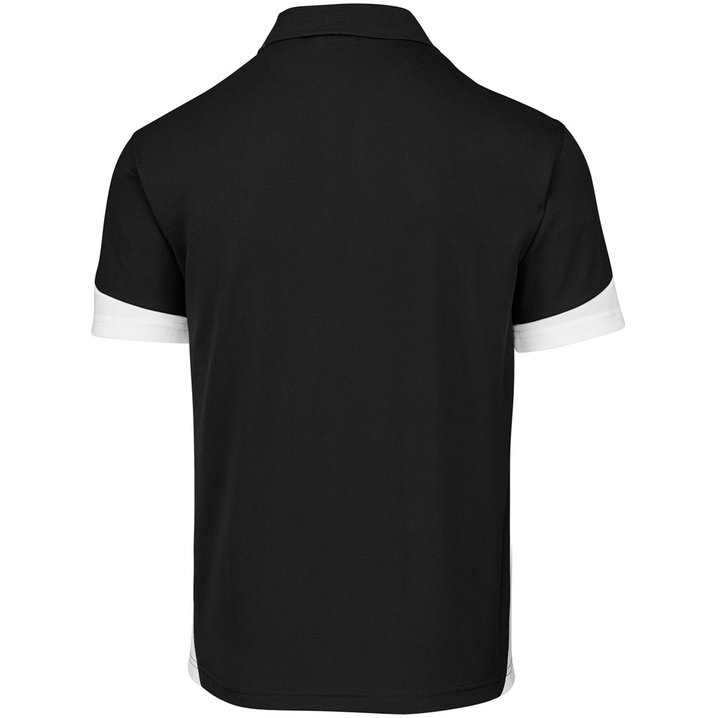 Mens Talon Golf Shirt - Black - Image 2