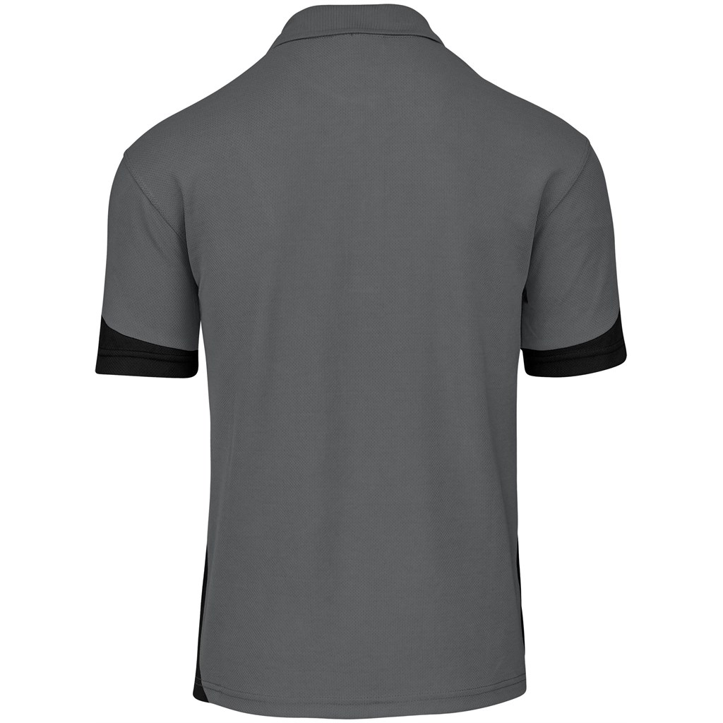 Mens Talon Golf Shirt - Grey - Image 2