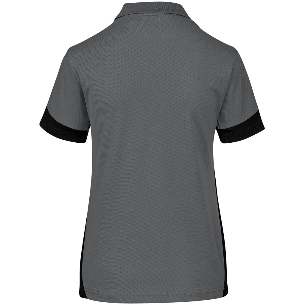 Ladies Talon Golf Shirt - Grey - Image 2