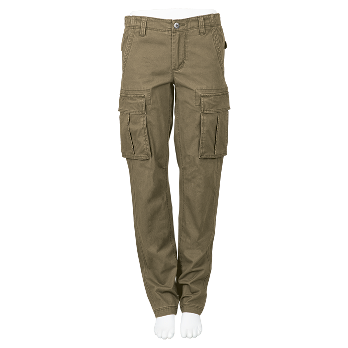 Heritage Slim Fit Cargo Trousers Ladies - Image 3