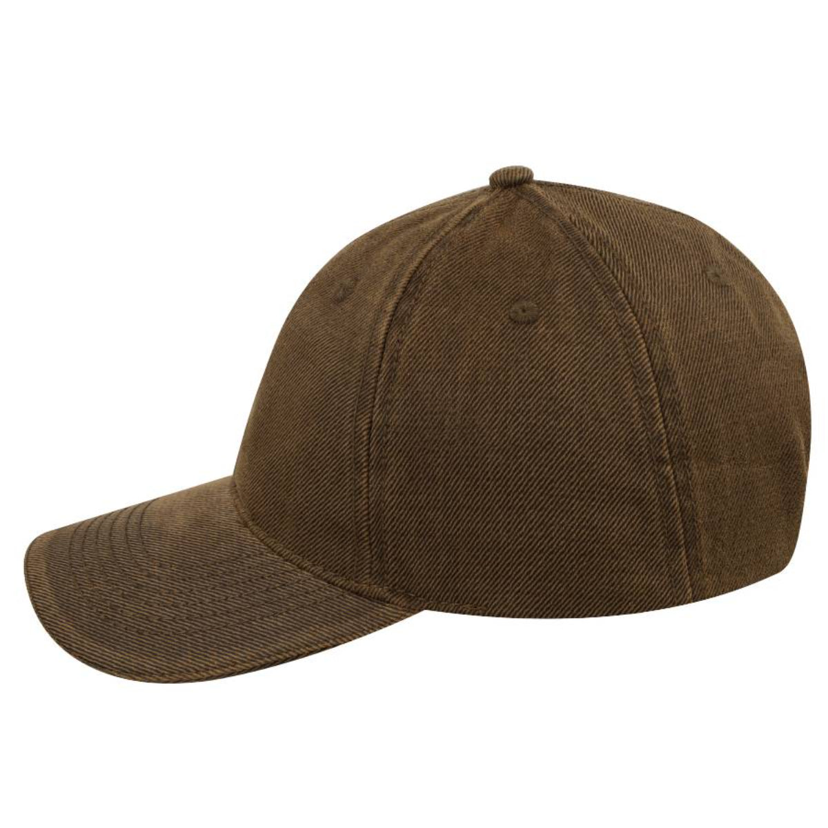 Dual Tone Oil Skin 6 Panel Cap - Image 2