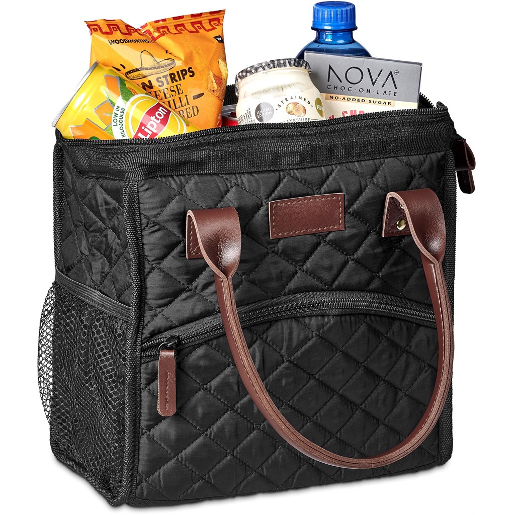 Serendipio Kate Quilted 12-Can Lunch Cooler - Image 4