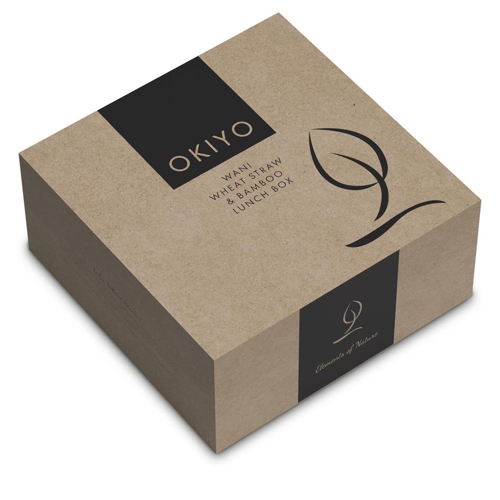 Okiyo Wani Wheat Straw & Bamboo Lunch Box - Image 3