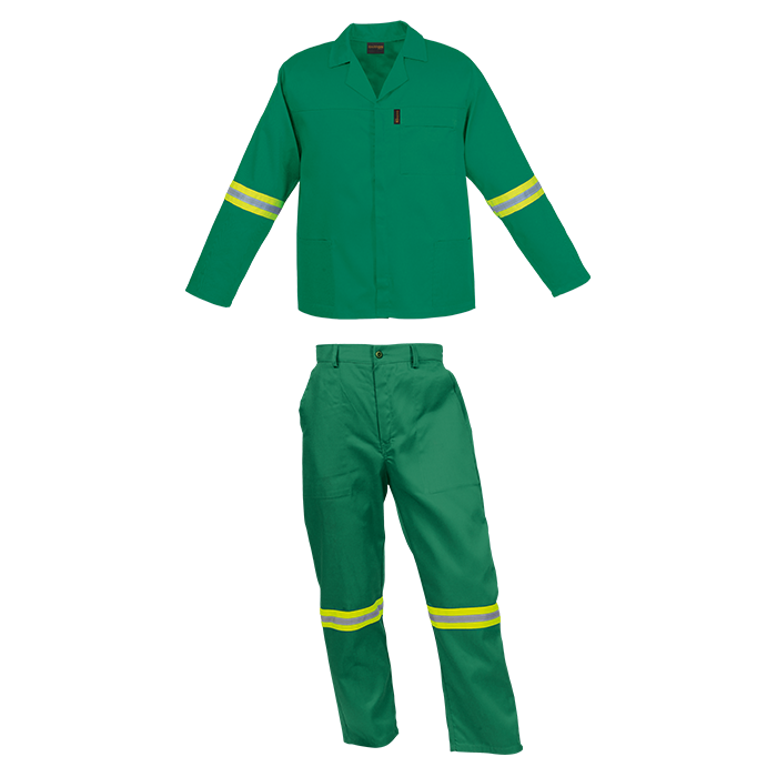 Budget Poly Cotton Conti Suit with Reflective - Image 8