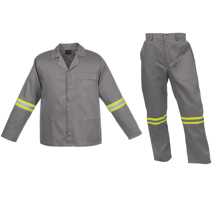 Budget Poly Cotton Conti Suit with Reflective - Image 7