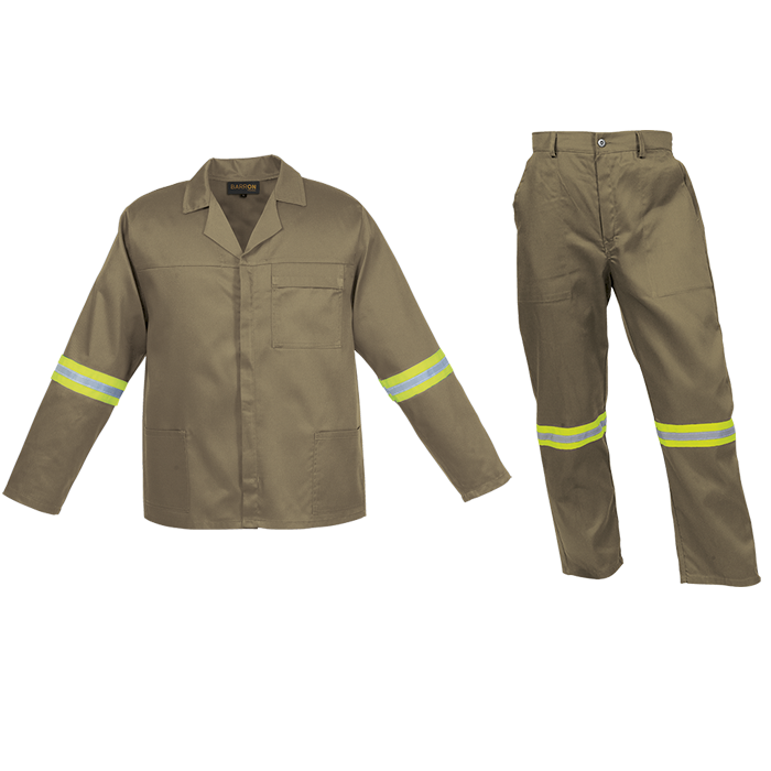 Budget Poly Cotton Conti Suit with Reflective - Image 4