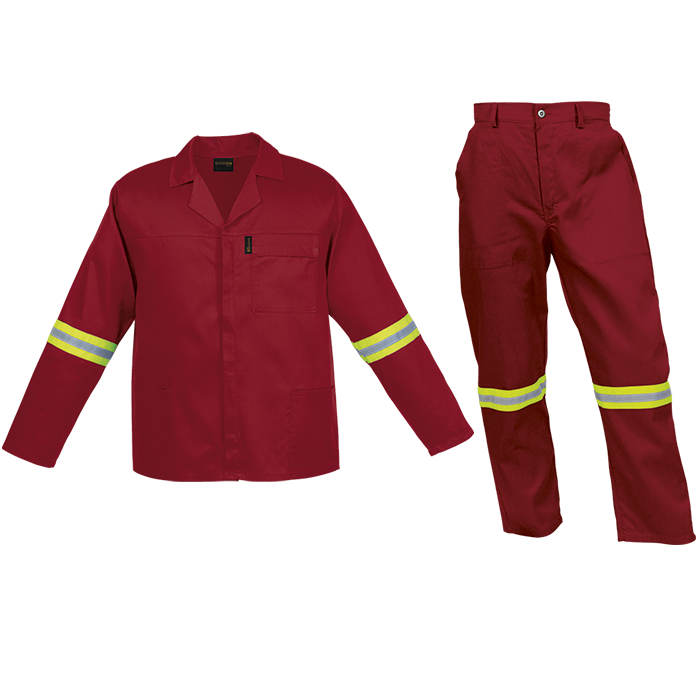 Budget Poly Cotton Conti Suit with Reflective - Image 2