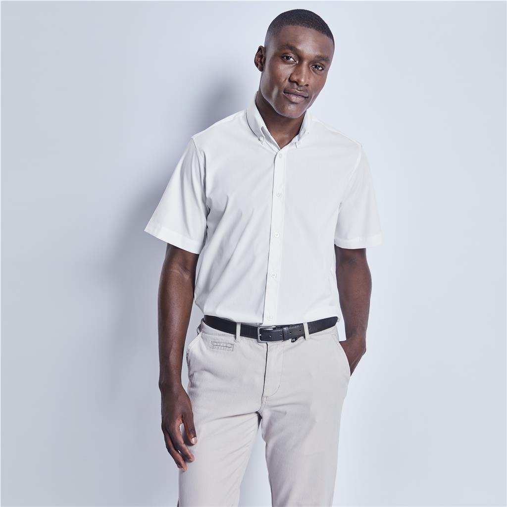 Mens Short Sleeve Sheffield Stretch Shirt - Image 3