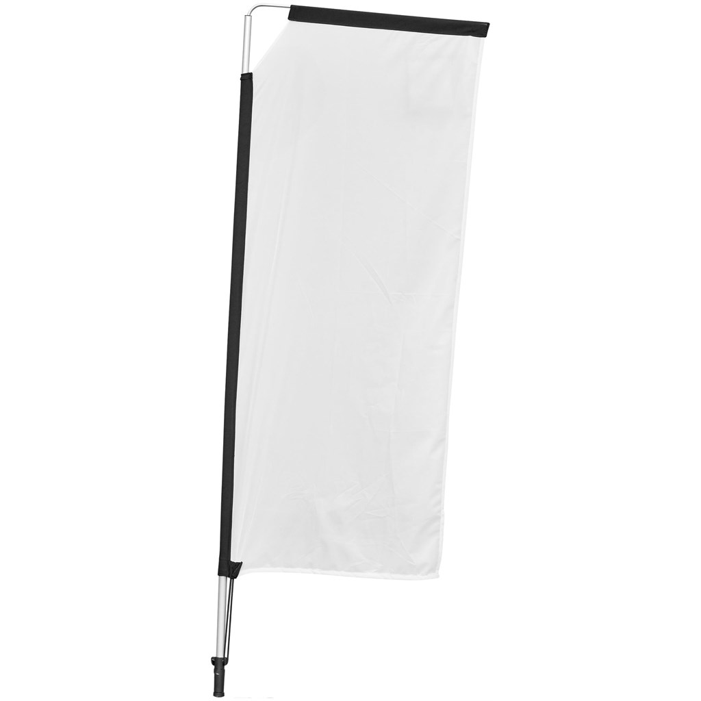 Legend 2M Sublimated Telescopic Double-Sided Flying Banner - 1 complete unit - Image 2