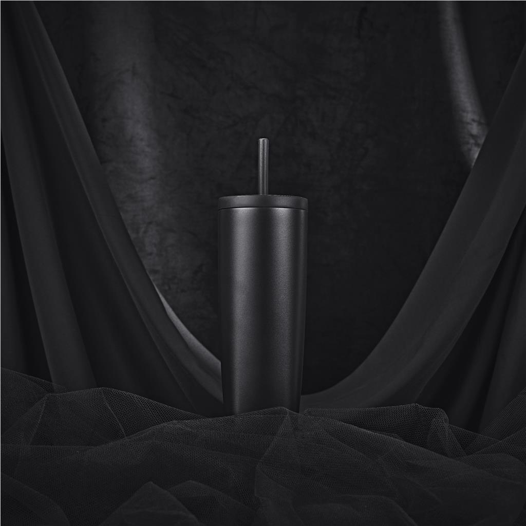 Alex Varga Aurelian Stainless Steel 2-in-1 Vacuum Tumbler & Straw - 530ml - Image 2