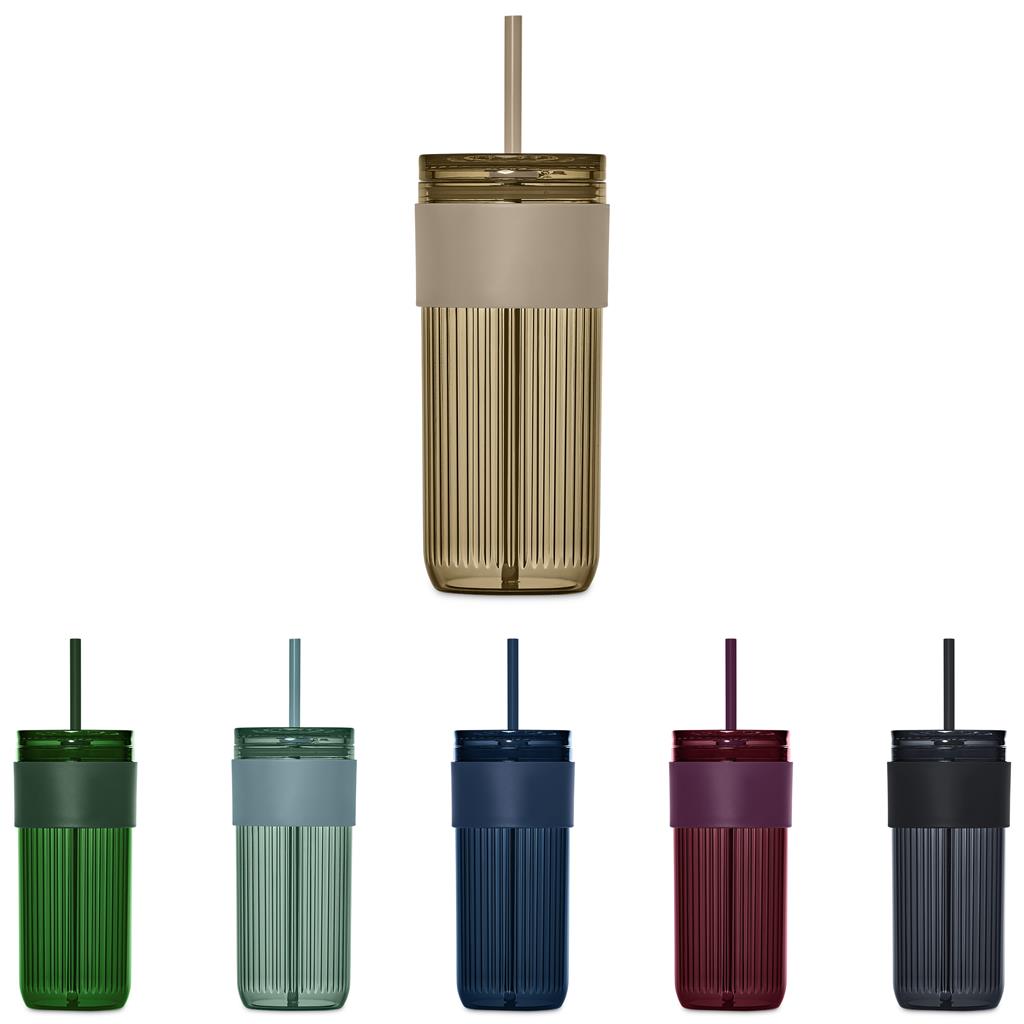 Serendipio Mayfair Plastic Tumbler & Straw – 650ml - Image 3