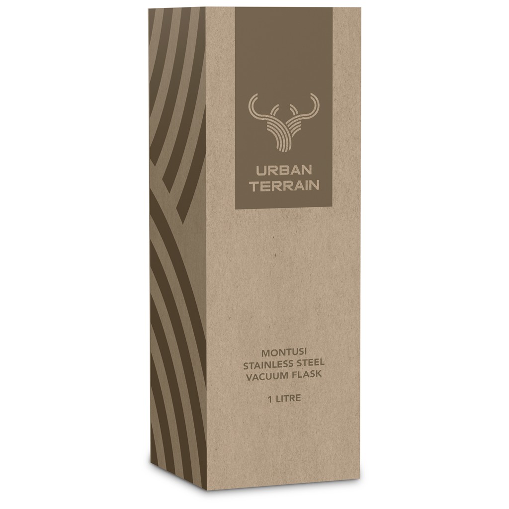 Urban Terrain Montusi Stainless Steel Vacuum Flask - 1 Litre - Image 4