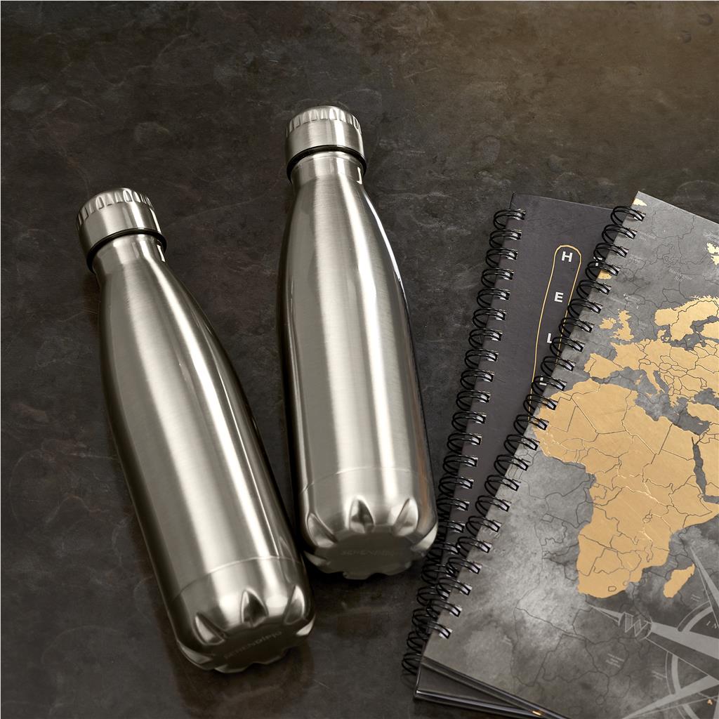 Serendipio Discovery Stainless Steel Vacuum Water Bottle - 500ml - Image 3