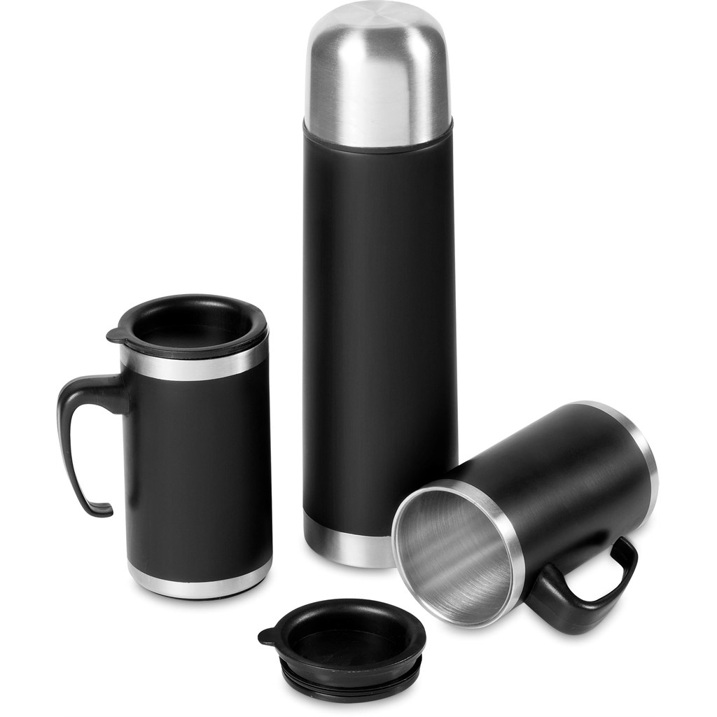 Altitude Cardinal Stainless Steel Vacuum Flask & Mug Set - Image 2