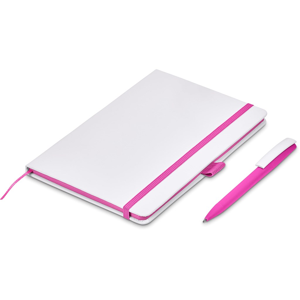 Olson Notebook & Pen Set - Pink - Image 5