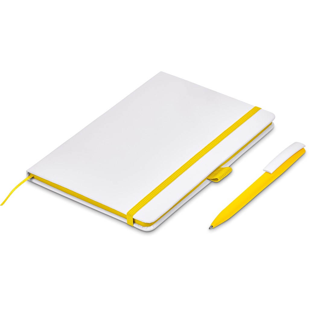 Olson Notebook & Pen Set - Yellow - Image 5