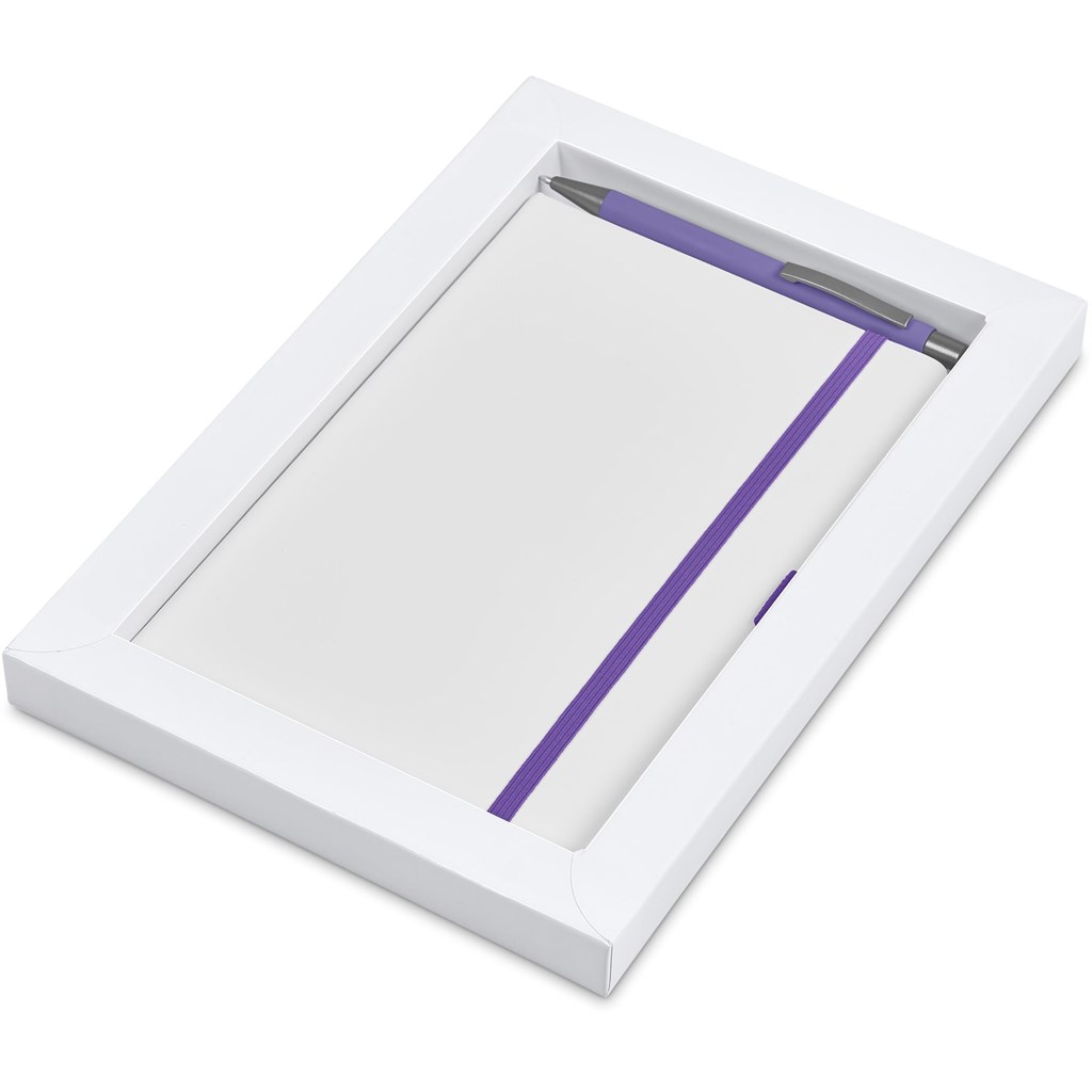 Duncan Notebook & Pen Set - Purple - Image 3