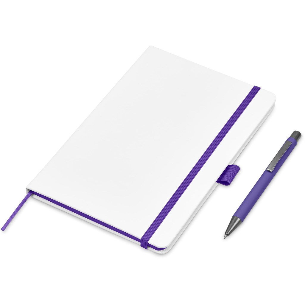 Duncan Notebook & Pen Set - Purple - Image 4
