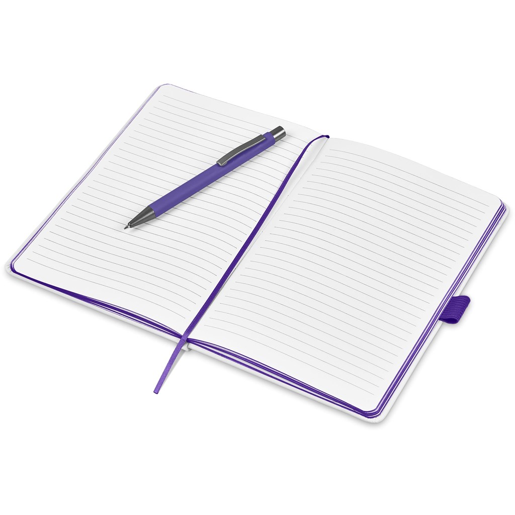 Duncan Notebook & Pen Set - Purple - Image 2
