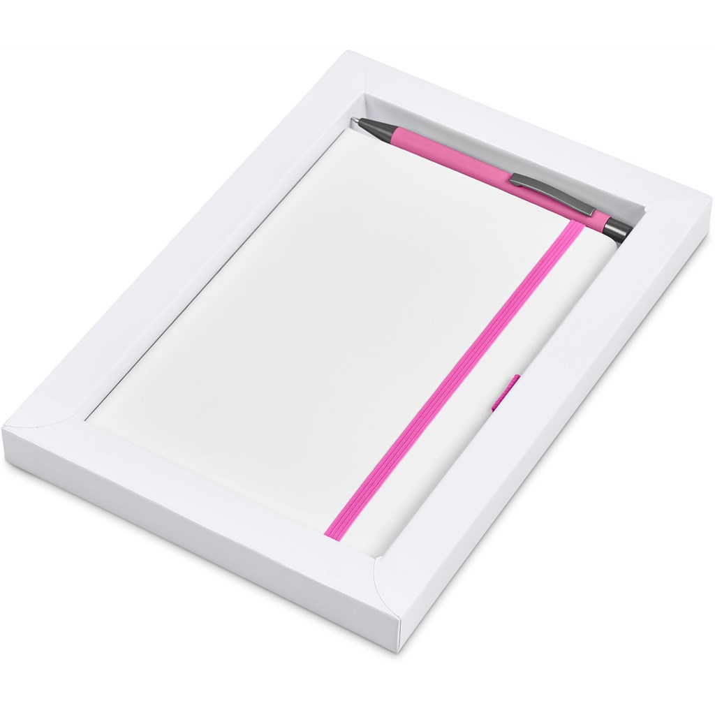 Duncan Notebook & Pen Set - Pink - Image 4