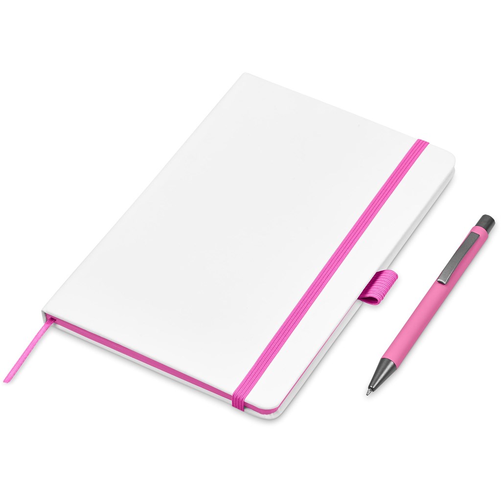 Duncan Notebook & Pen Set - Pink - Image 3