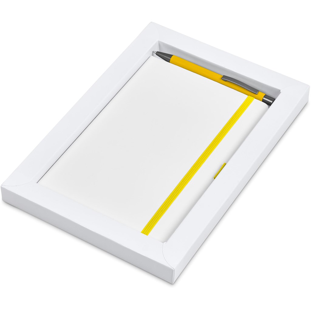 Duncan Notebook & Pen Set - Yellow - Image 3