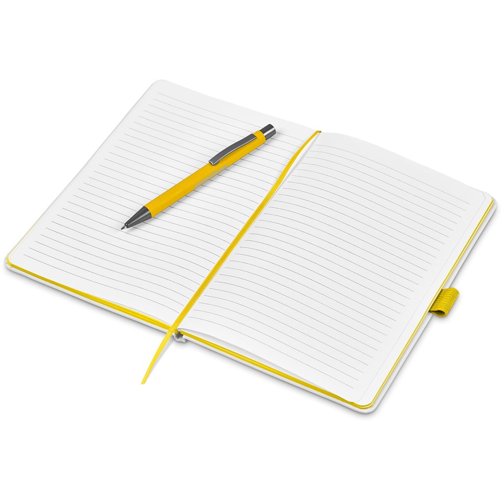 Duncan Notebook & Pen Set - Yellow - Image 4