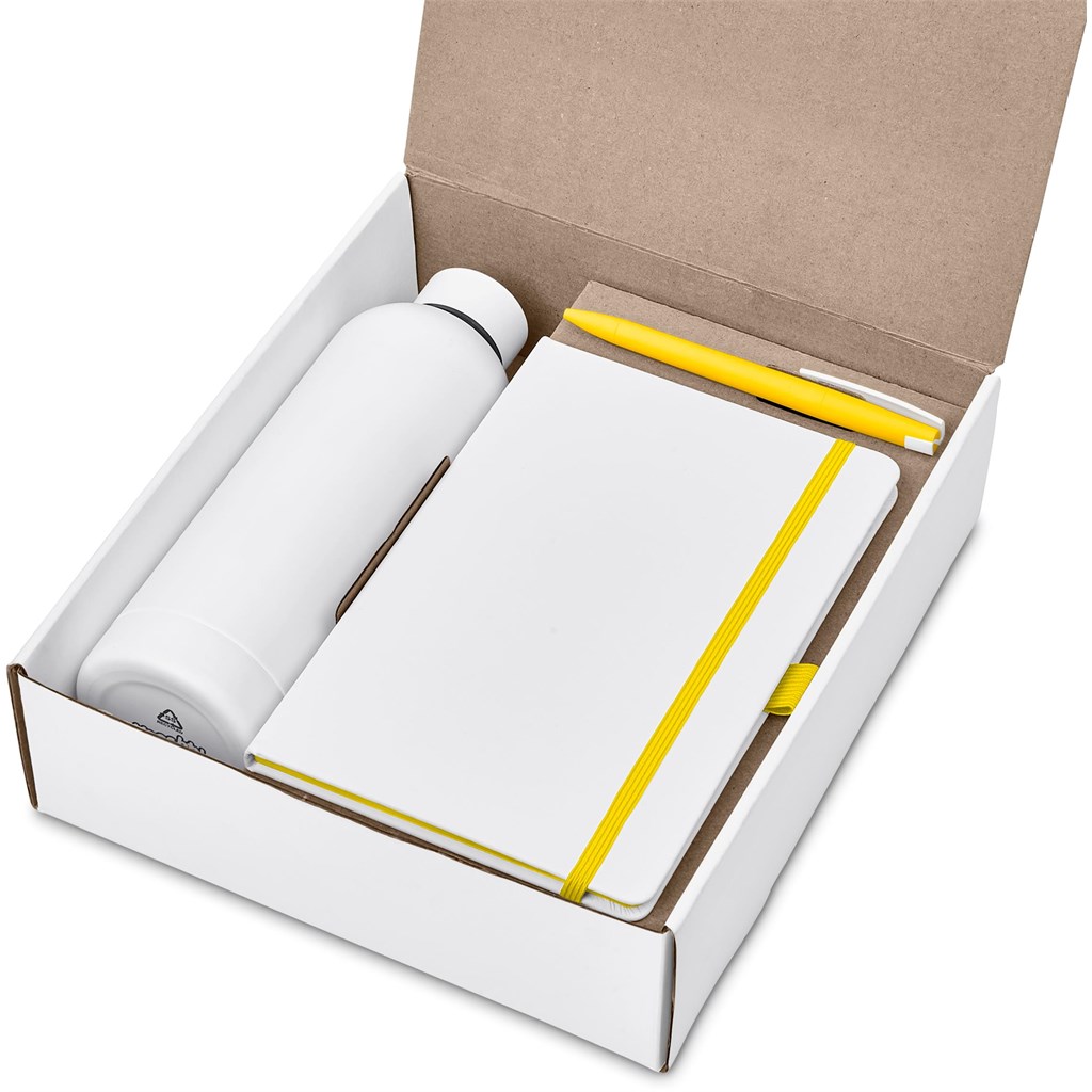 Clark White Gift Set - Yellow - Image 3